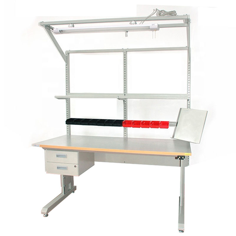 Электрический верстак Регулируемая рабочая станция Еда верстак