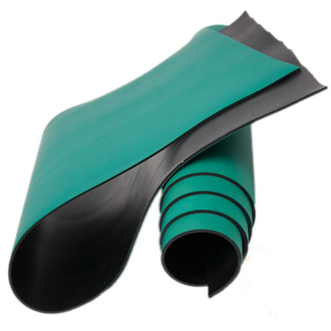 Резиновый ESD антистатический стол/пол зеленый коврик