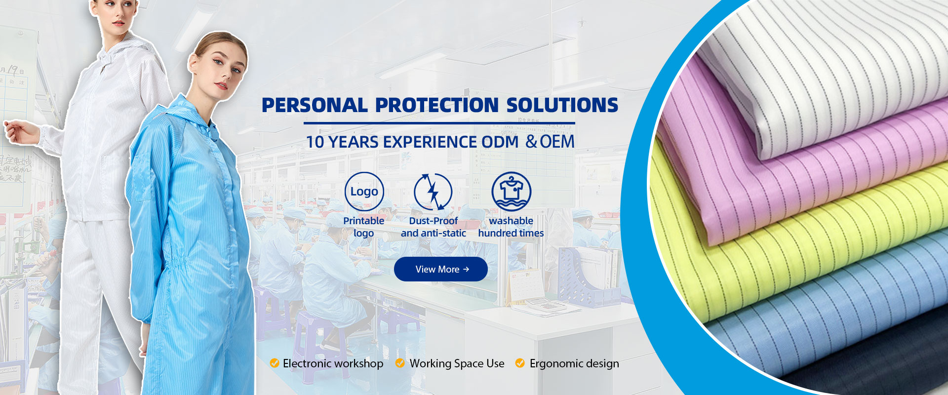 Принцип работы тканей ESD